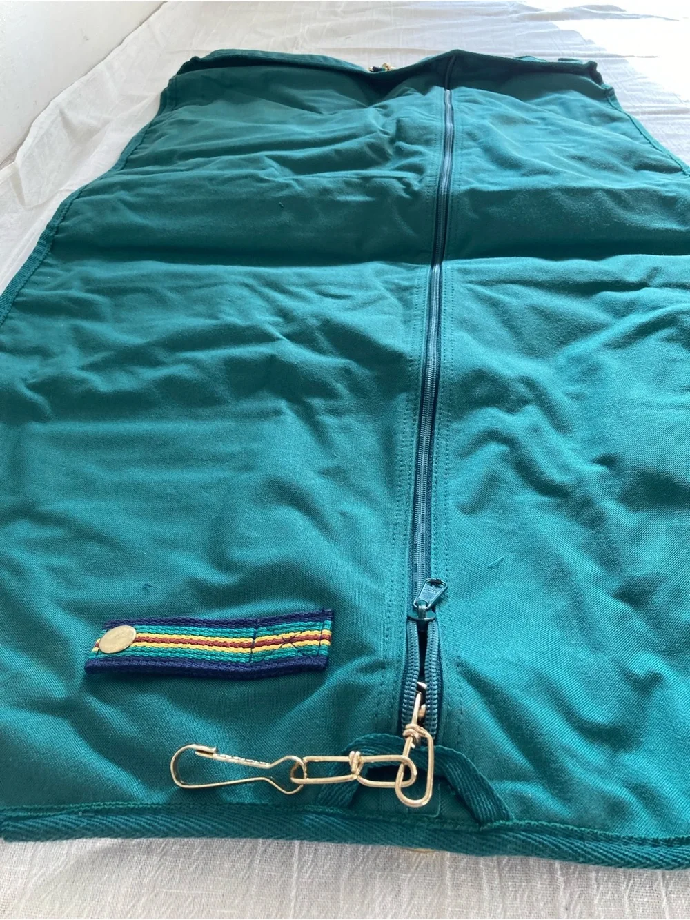 Polo Ralph Lauren Green Canvas Garment Bag